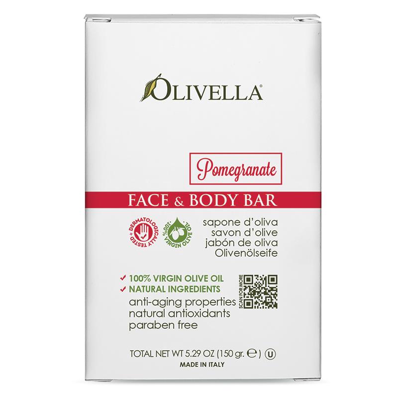 Olivella Soap Bar Pomegranate 150g - Auzzi Store