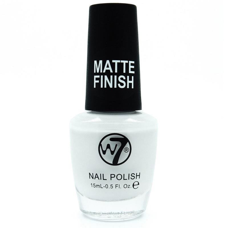 W7 Nail Enamel Matte White