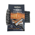 Umbro Precision Plus Disposable Shaving Razors 6-Pack
