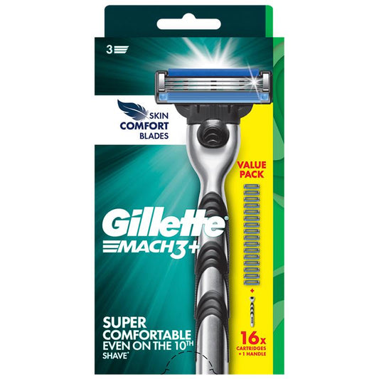 Gillette Mach 3 Razor + 16 Blades - Ultimate Shaving Solution-Auzzi Store