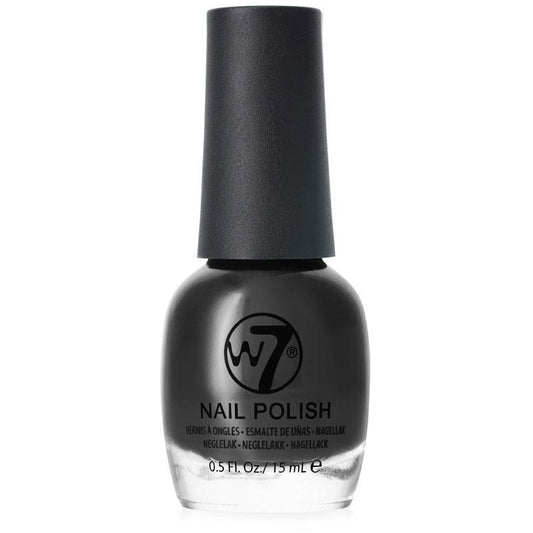 W7 Nail Enamel 28 Black - Auzzistore