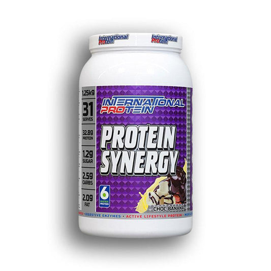 International Protein Synergy 5 Protein Powder - Chocolate Banana Flavor (1.25kg)-Auzzi Store