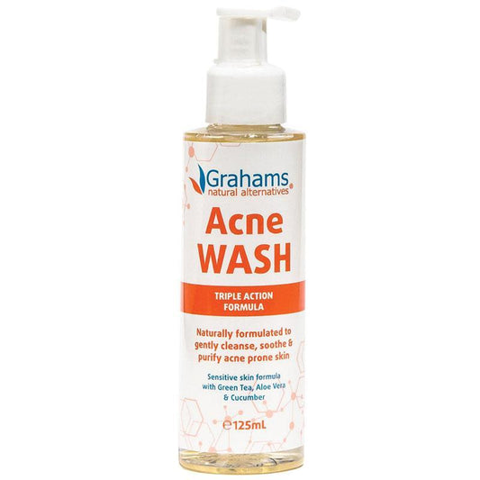 Grahams Acne Wash 125ml - Deep Cleansing for Acne-Prone Skin - Auzzi Store
