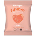 Funday Sour Peach Flavoured Hearts - 50g