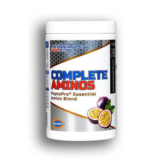 International Protein Complete Aminos Passionfruit 320g - Essential Amino Acids for Muscle Recovery - Auzzi Store