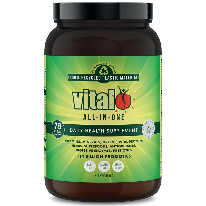 Vital All-In-One Superfood Powder 1kg – Organic, Vegan, Gluten-Free