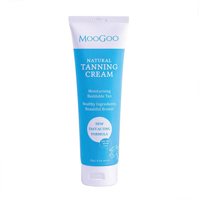 MooGoo Natural Gradual Tanning Cream 120g - Buildable, Natural Glow