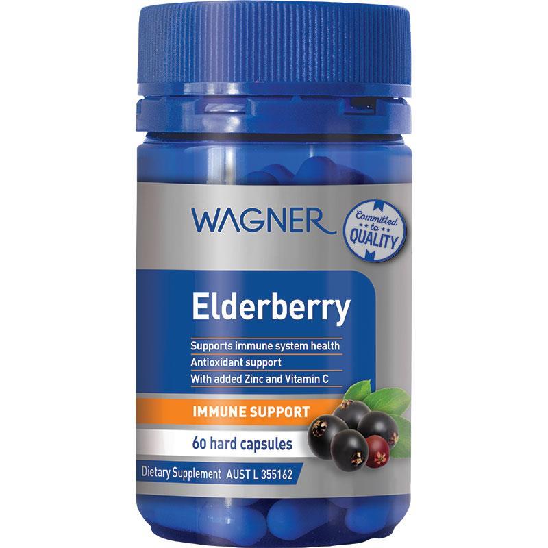 Wagner Elderberry - 60 Capsules for Immune Support