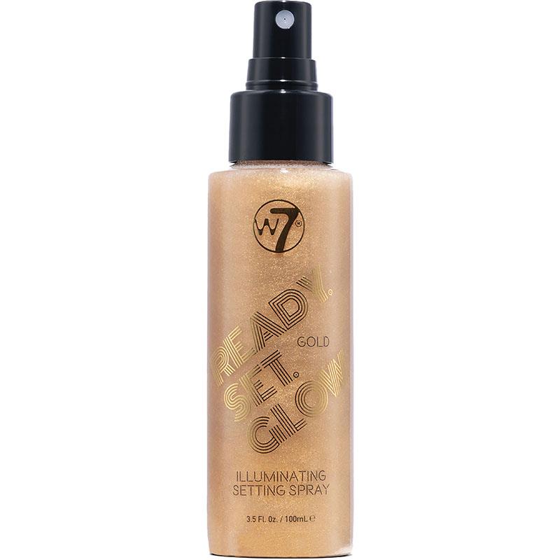 W7 Ready Set Glow Lluminating Setting Spray Gold