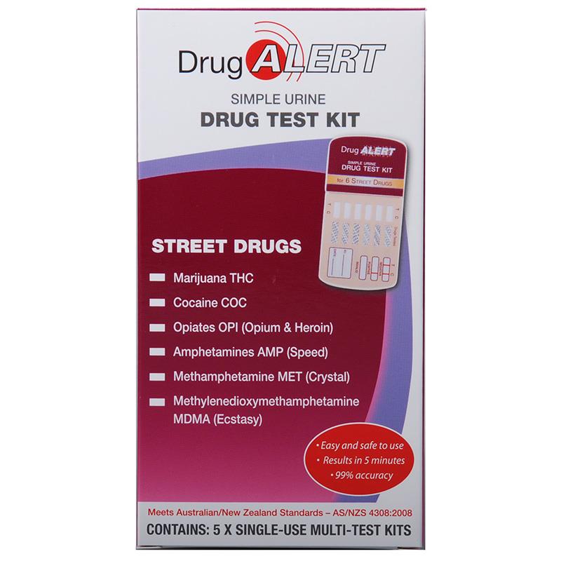 Drug Alert Street Drugs Kit - 5 Pack for Comprehensive Testing-Auzzi Store