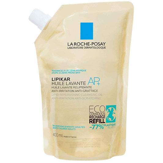 La Roche-Posay Lipikar Oil AP+ Eco Refill 400ml - Gentle Cleansing for Sensitive Skin