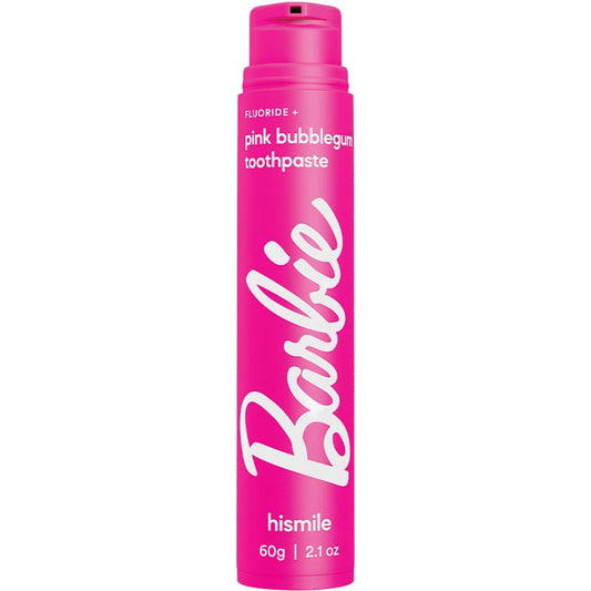 Hismile Toothpaste Barbie Pink Bubblegum 60g - Fun Flavor for Bright Smiles - Auzzistore