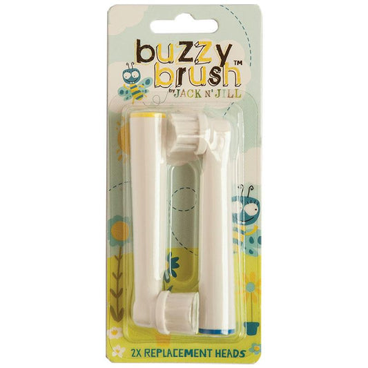 Jack n Jill Buzzy Brush Replacement Heads - 2 Pack - Auzzi Store