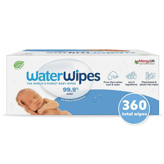 WaterWipes Biodegradable Wipes 6 x 60 Pack - Gentle & Eco-Friendly-Auzzi Store