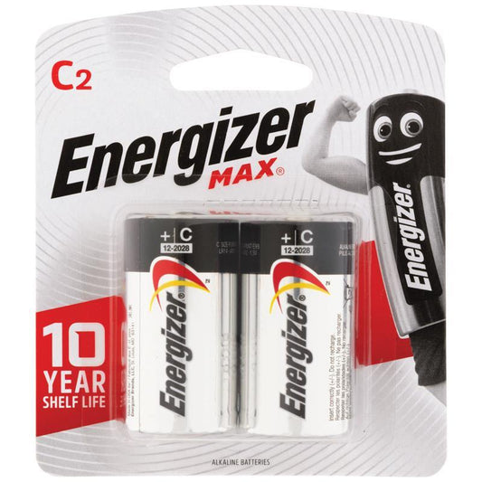 Energizer Max C Batteries - 2 Pack for Long-Lasting Power-Auzzi Store