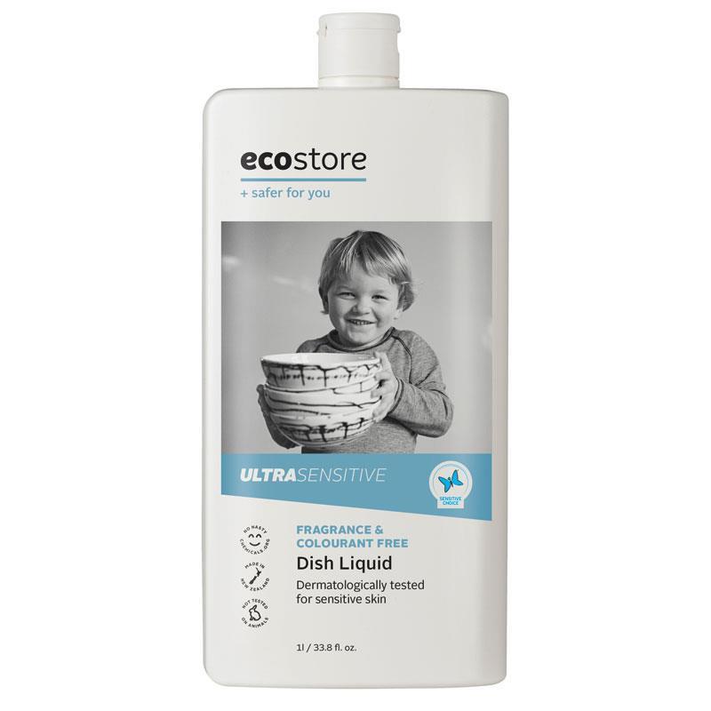 Ecostore Dishwash Liquid Ultra Sensitive 1L - Gentle on Skin-Auzzi Store