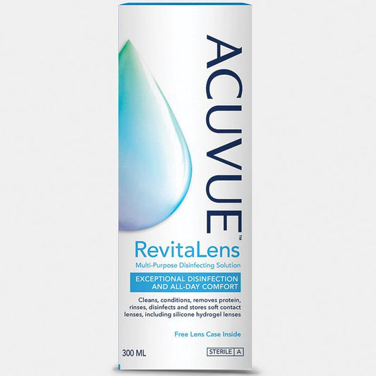 Acuvue Revitalens Multi-Purpose Disinfecting Solution 300ml - All-Day Comfort & Care