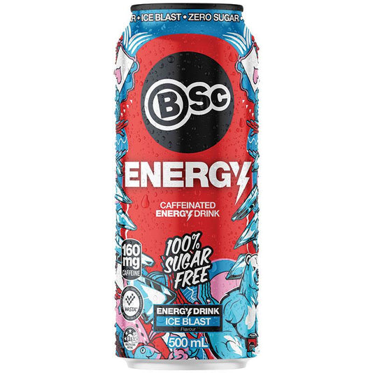 BSc Energy Drink Ice Blast 500ml - Ultimate Energy Boost-Auzzi Store