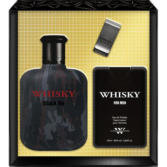 Whisky Black Op Eau De Toilette 100ml 3 Piece Set - Auzzistore