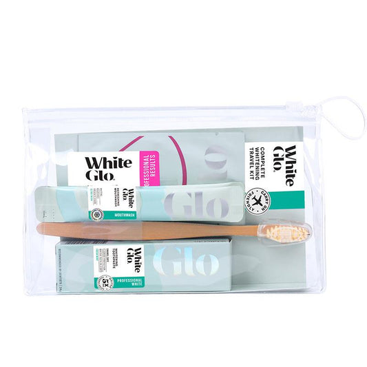 White Glo Complete Whitening Travel Kit - Maintain Your Bright Smile Anywhere