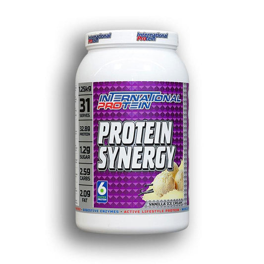 International Protein Synergy 5 Protein Powder - Vanilla Flavor (1.25kg)-Auzzi Store