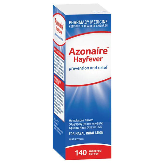 Azonaire Hayfever 50mcg 140 Dose Spray - Allergy Relief-Auzzi Store