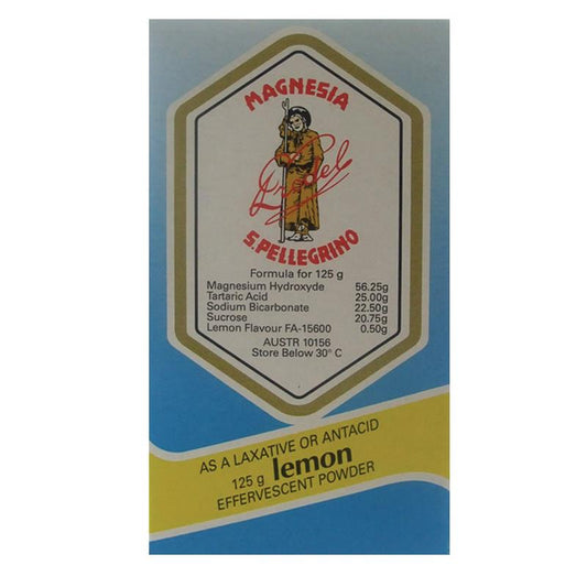 Magnesia San Pellegrino Effervescent Powder - 125g-Auzzi Store