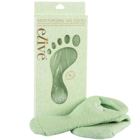 eLive Moisturizing Gel Socks for Dry Feet – Botanical Infused, 1 Pair
