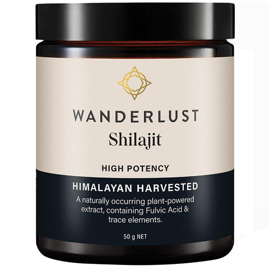 Wanderlust Shilajit Powder 50g - Natural Energy Booster-Auzzi Store