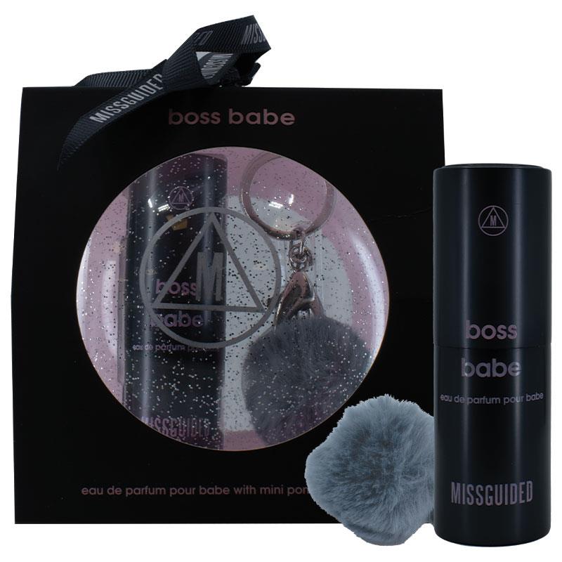MissGuided Boss Babe Perfume Roller Ball & Pom Pom Set - 10ml