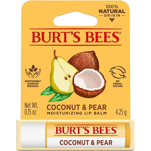 Burt's Bees Lip Balm Coconut & Pear 4.25g - Natural Hydration-Auzzi Store