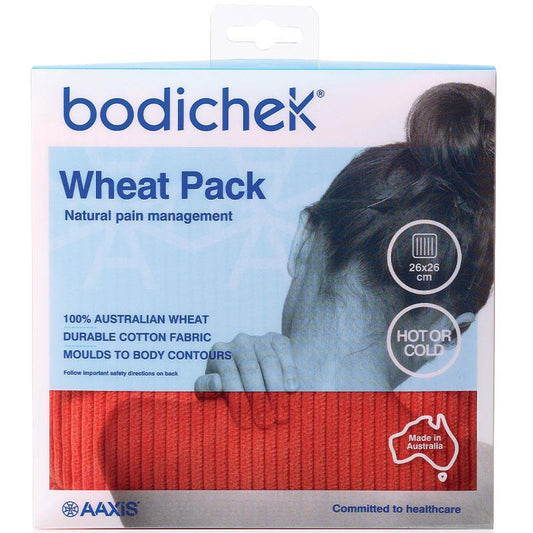 Bodichek Wheat Pack Square - 26x26cm for Versatile Comfort-Auzzi Store