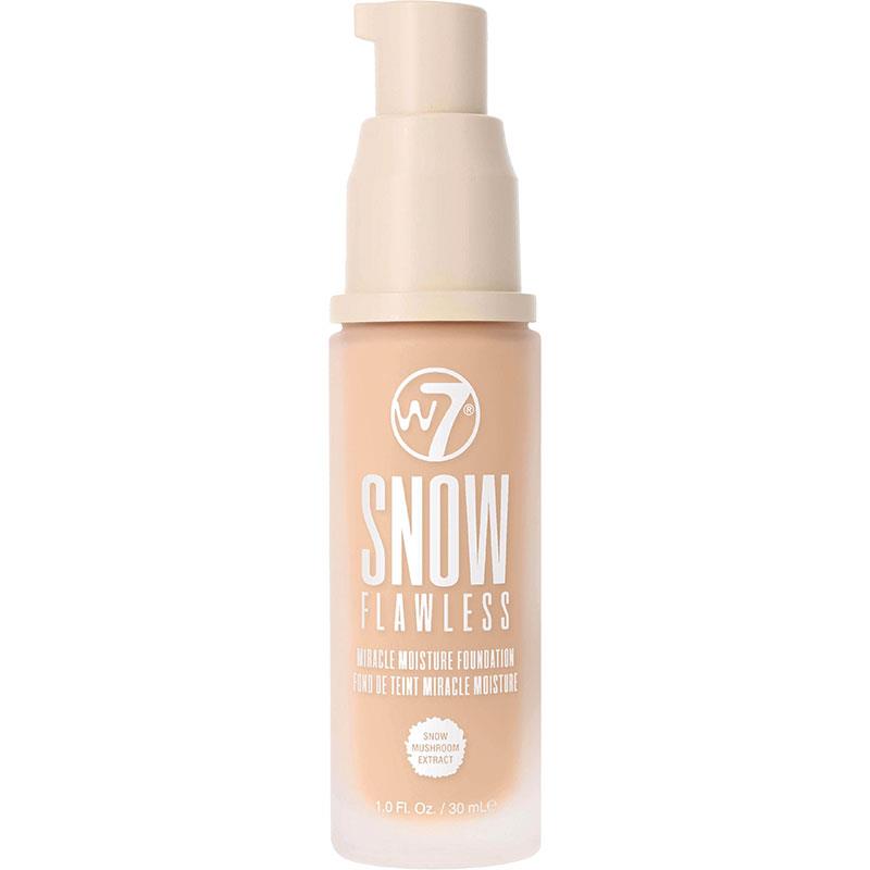 W7 Snow Flawless Miracle Moisture Foundation Early Tan