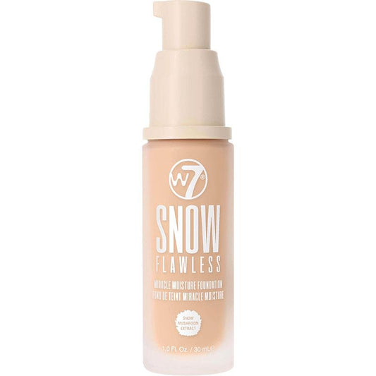 W7 Snow Flawless Miracle Moisture Foundation Early Tan