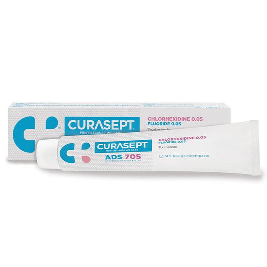 Curasept Toothpaste 0.05% Chlorhexidine & Fluoride SLS Free 75ml - Daily Dental Defense