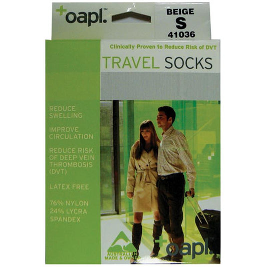 Oapl Travel Socks - Small Beige-Auzzi Store