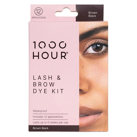 1000 Hour Eyelash and Brow Dye Kit - Medium Brown - Auzzistore