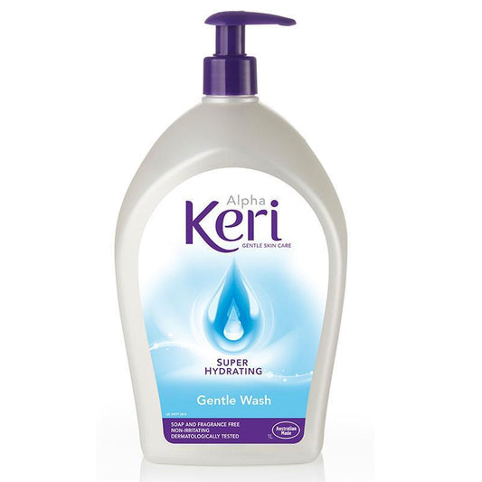 Alpha Keri Super Hydrating Gentle Wash 1L – Soap-Free for Dry & Sensitive Skin - Auzzistore