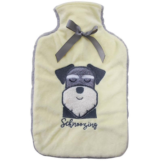 McGloins Character Hot Water Bottle with Bow Fleece Cover - Auzzistore