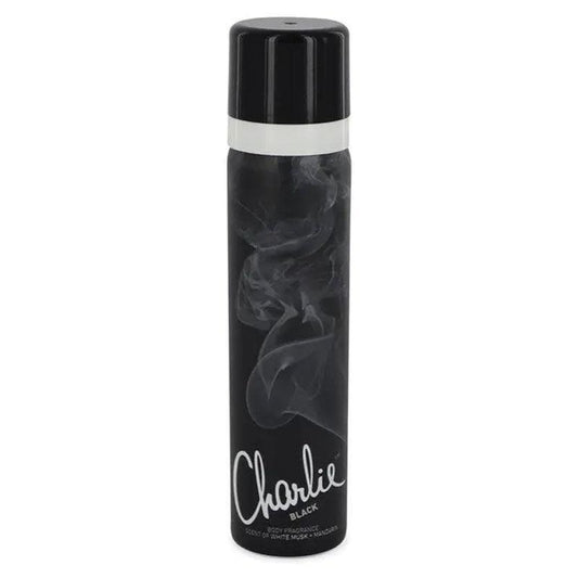 Revlon Charlie Black Body Spray 75ml – Long-Lasting Fragrance