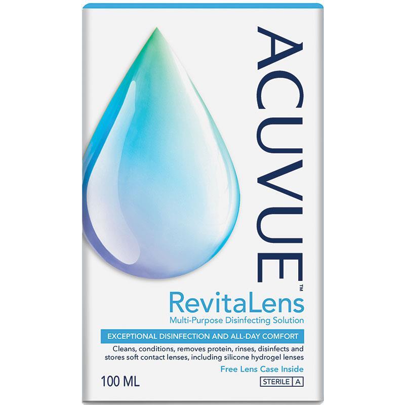 Acuvue Revitalens Multi-Purpose Disinfecting Solution 100ml - All-Day Comfort