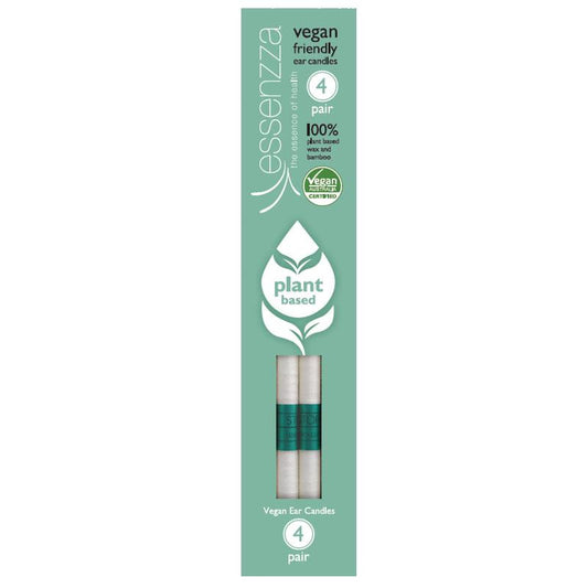 Essenzza Vegan Friendly Ear Candle - 4 Pair for Natural Ear Care