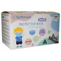 Softmed Kids Surgical Face Masks 50 Pack - Safe & Comfortable Protection