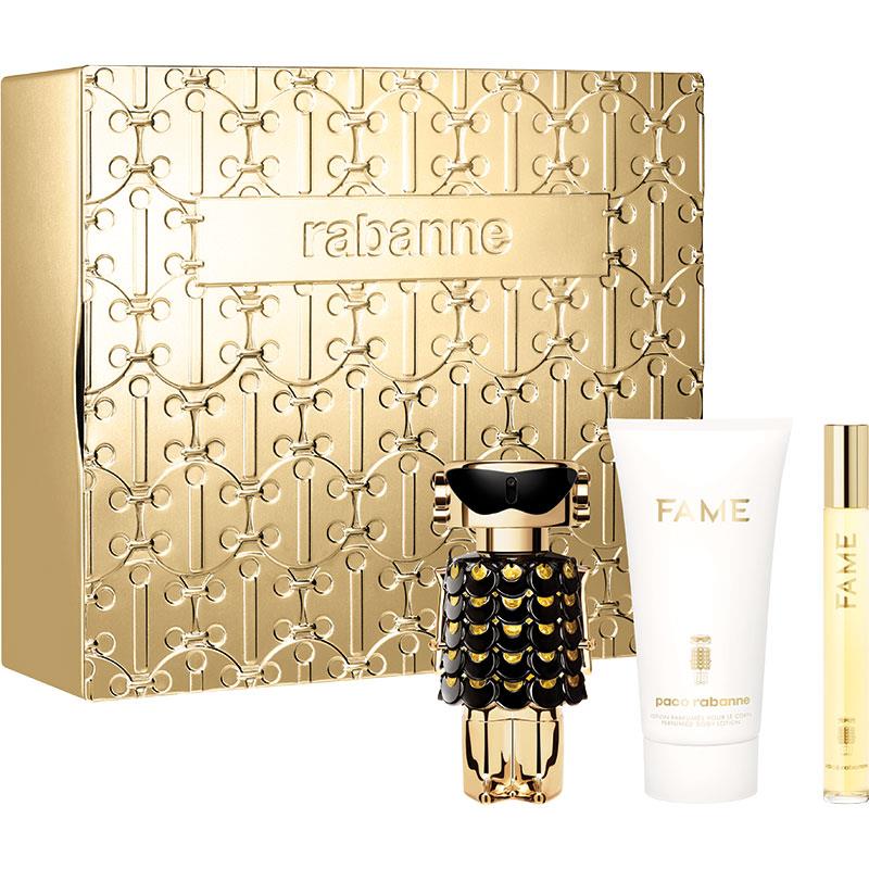 Paco Rabanne Rabanne Fame Eau de Parfum 50ml + 75ml Body Lotion + 10ml Travel Spray 3 Piece Set