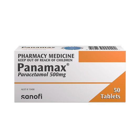 Panamax 500mg Pain Relief Tablets - 50 Count