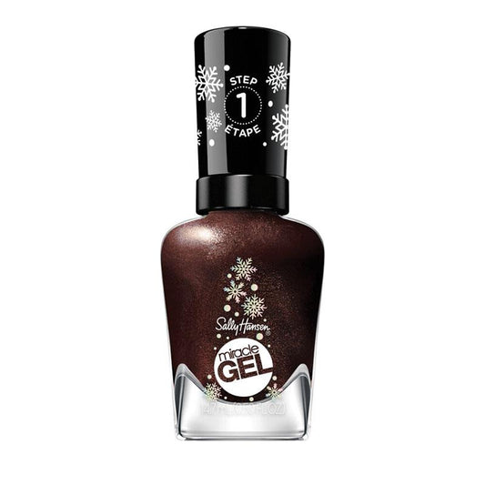 Sally Hansen Miracle Gel Nail Polish - Once Upon A Holiday Collection - Hot Cocoa Cuddles 14.7ml - Auzzistore