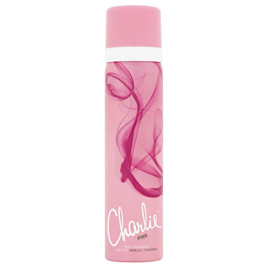 Revlon Charlie Pink Body Spray 75ml – Women's Fragrance Mist - Auzzistore