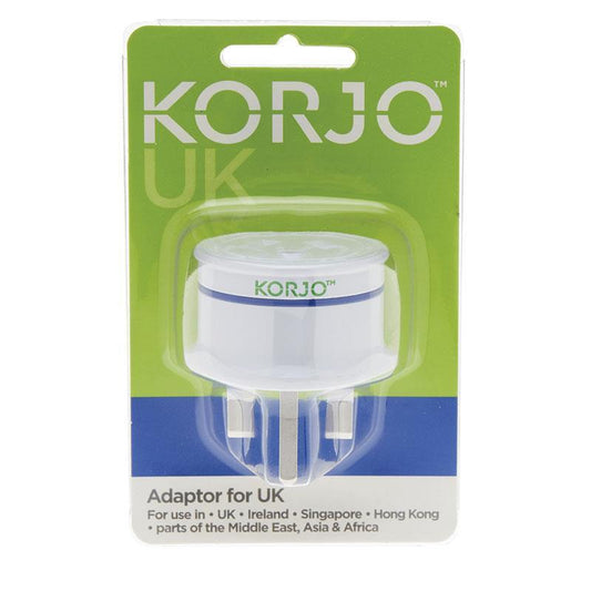 Korjo UK Travel Adaptor - Compact & Safe-Auzzi Store