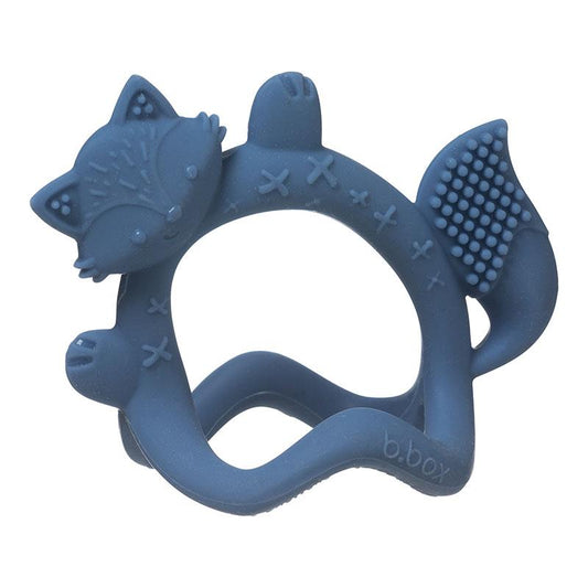 B.Box Wrist Teether Lullaby Blue - Soothing Relief for Teething