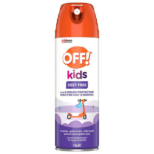 OFF! Kids Deet Free Insect Repellent Aerosol 150g - Gentle Protection for Kids - Auzzistore